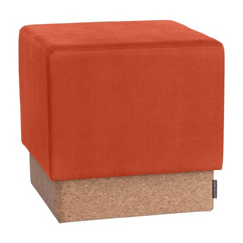 Cork storage ottoman burnt - ottoman,