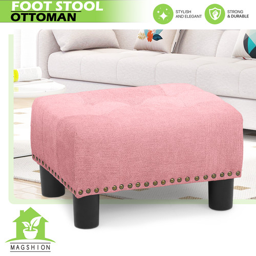 Rectangular fabric ottoman - rectangular,